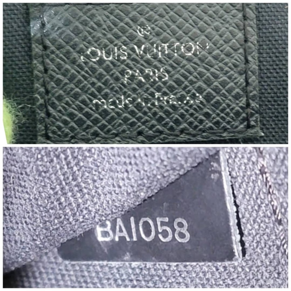 Authentic Louis Vuitton Taiga Andrei Messenger Bag Black - Picture 9 of 11